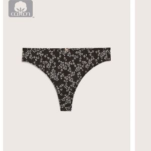 🧡 3 Printed Cotton Jersey Thongs - tiVOGLIO - Size 2x